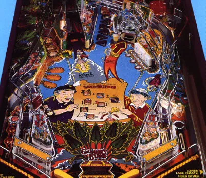 Lower playfield