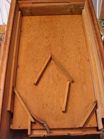 Inside Cabinet - Drain Board*