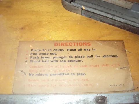 Instruction Card