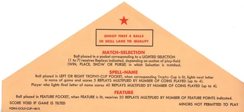 Instruction Card - 5 Ball
