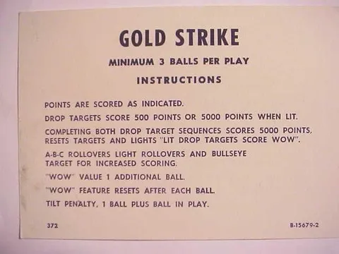 Instruction Card