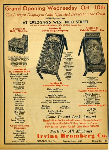 Pacific Coin Machine Review Ad*