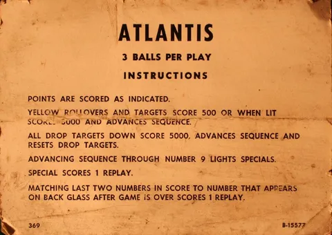 Instruction Card - 3 Ball Play