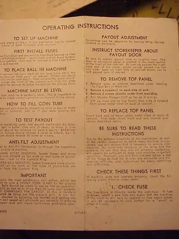 Operating Instructions
