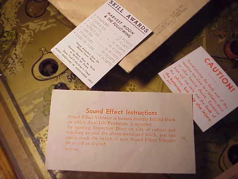 Sound Effect Instructions