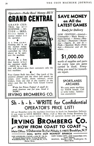 Coin Machine Journal Ad*