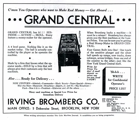 Coin Machine Journal Ad*