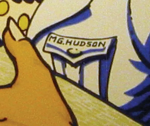 Artist's Name on Backglass