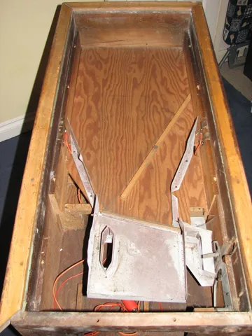 Inside Cabinet Showing Drain Board
