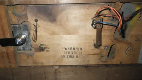 Inside Coin Door*