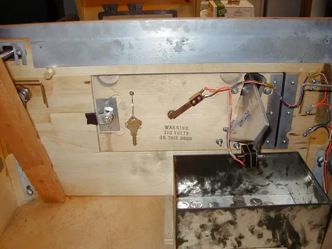 Behind Coin Door