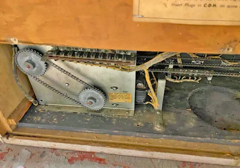 Inside Lower Left Backbox