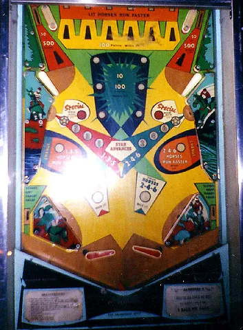 Playfield (flippers closed)