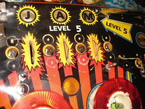 Partially Stripped Playfield - Detail
