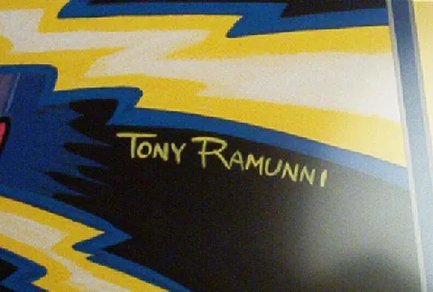 Original Backglass Artwork - Detail*