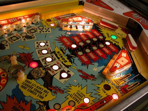 Illuminated Lower Playfield - Downfield View