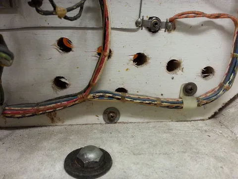 Inside Backbox - No Add-A-Ball Wiring