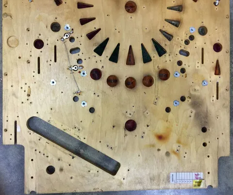 Stripped Playfield - Lower Reverse