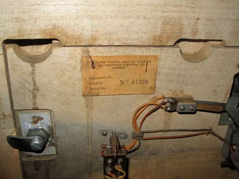 Inside Coin Door*