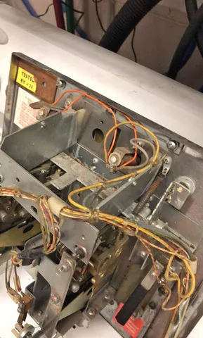 Inside Coin Door - Detail