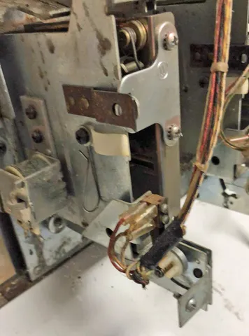 Inside Coin Door - Detail