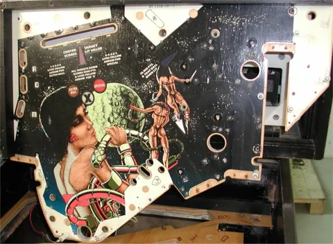 Stripped Upper Playfield