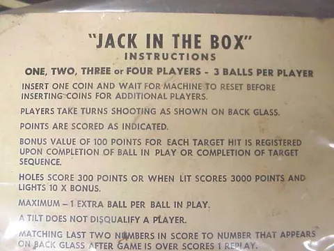 Instruction Card