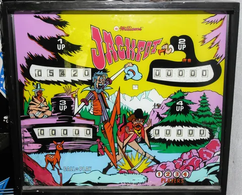 Early Production Backglass*