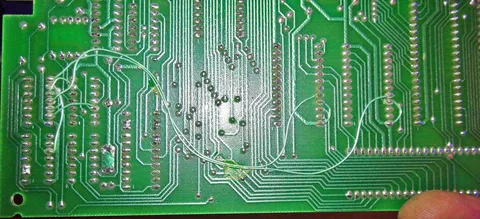 Test Game - CPU Board - Reverse - Detail