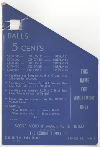 Instruction and Score Card