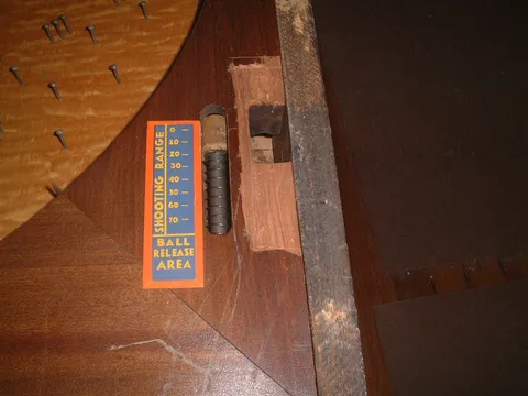 Detail Showing Older Ball Lift Area*
