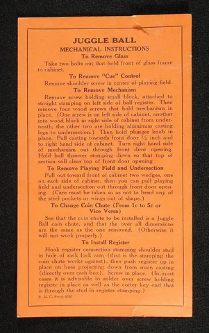 Operator Instructions*