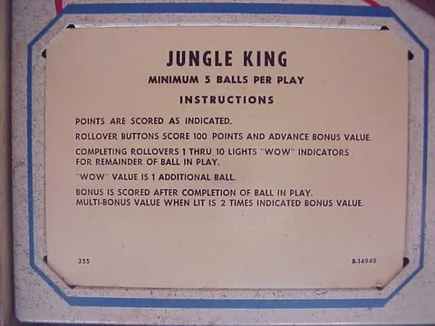 Instruction Card