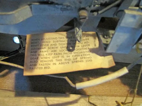 Projection Unit - Notice to Operator