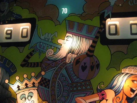 Illuminated Backglass - Detail