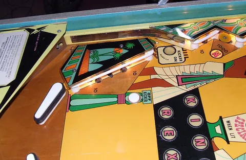 Early Production Playfield - Kickback Lane*
