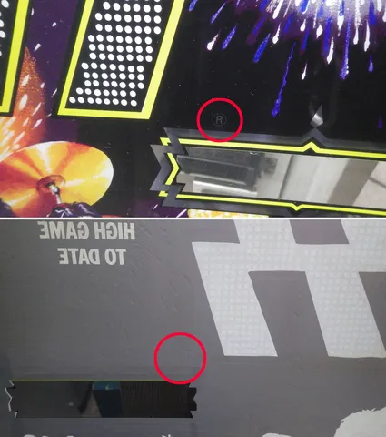 Bolt-Style Backglass - Registration Mark*