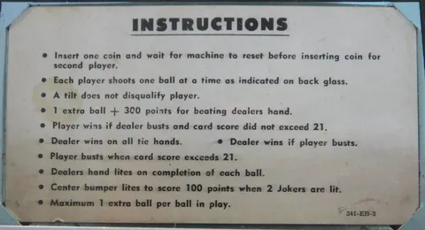 Instruction Card
