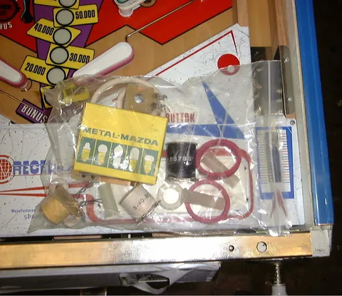 Playfield Detail And Spare Parts*