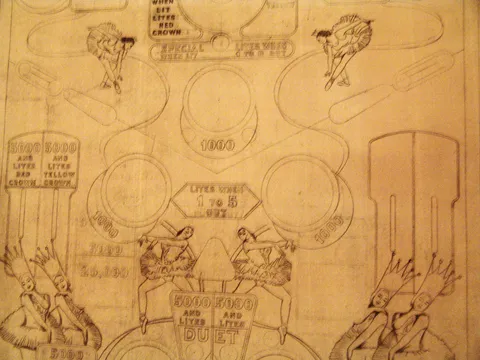 Original Playfield Artwork - Middle Section*