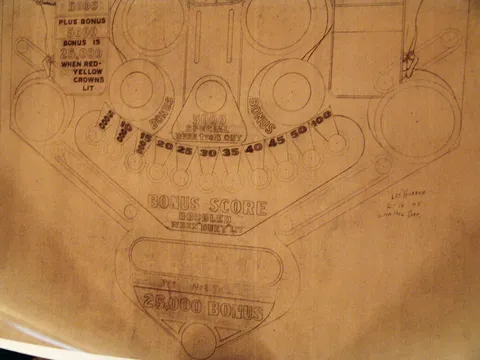 Original Playfield Artwork - Lower Section*