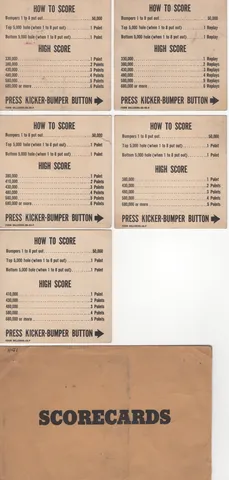 Score Cards
