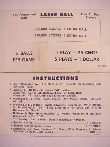 Instruction Card