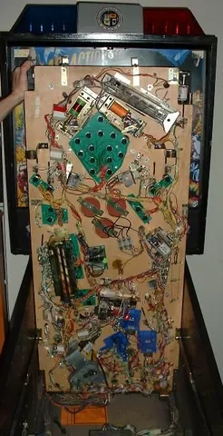 Under playfield
