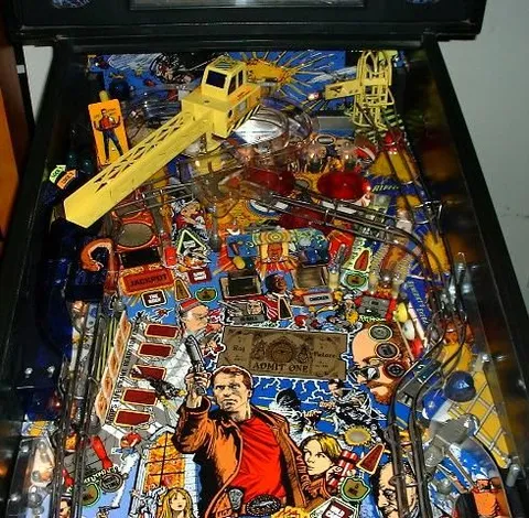 Upper playfield