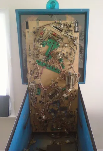 Playfield in Lowered Service Position