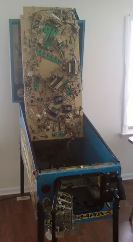 Playfield in Service Position