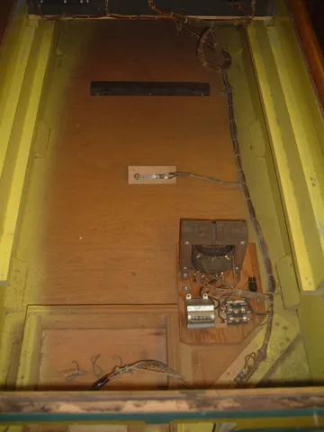 Inside Cabinet - Drain Board Removed