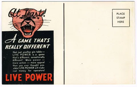 Post Card Ad - Back