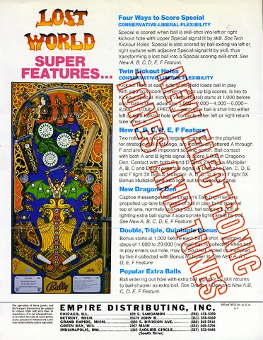 Flyer, Back